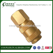 Brass nickel-plated air compressor quick connector